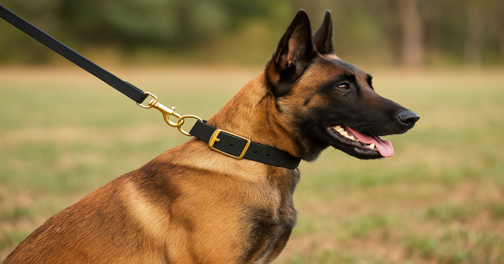 Laisse et collier Malinois